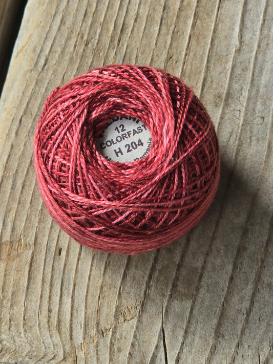 Valdani - Perle Cotton - Hand-Dyed - Size 12 - #H204 - Thread