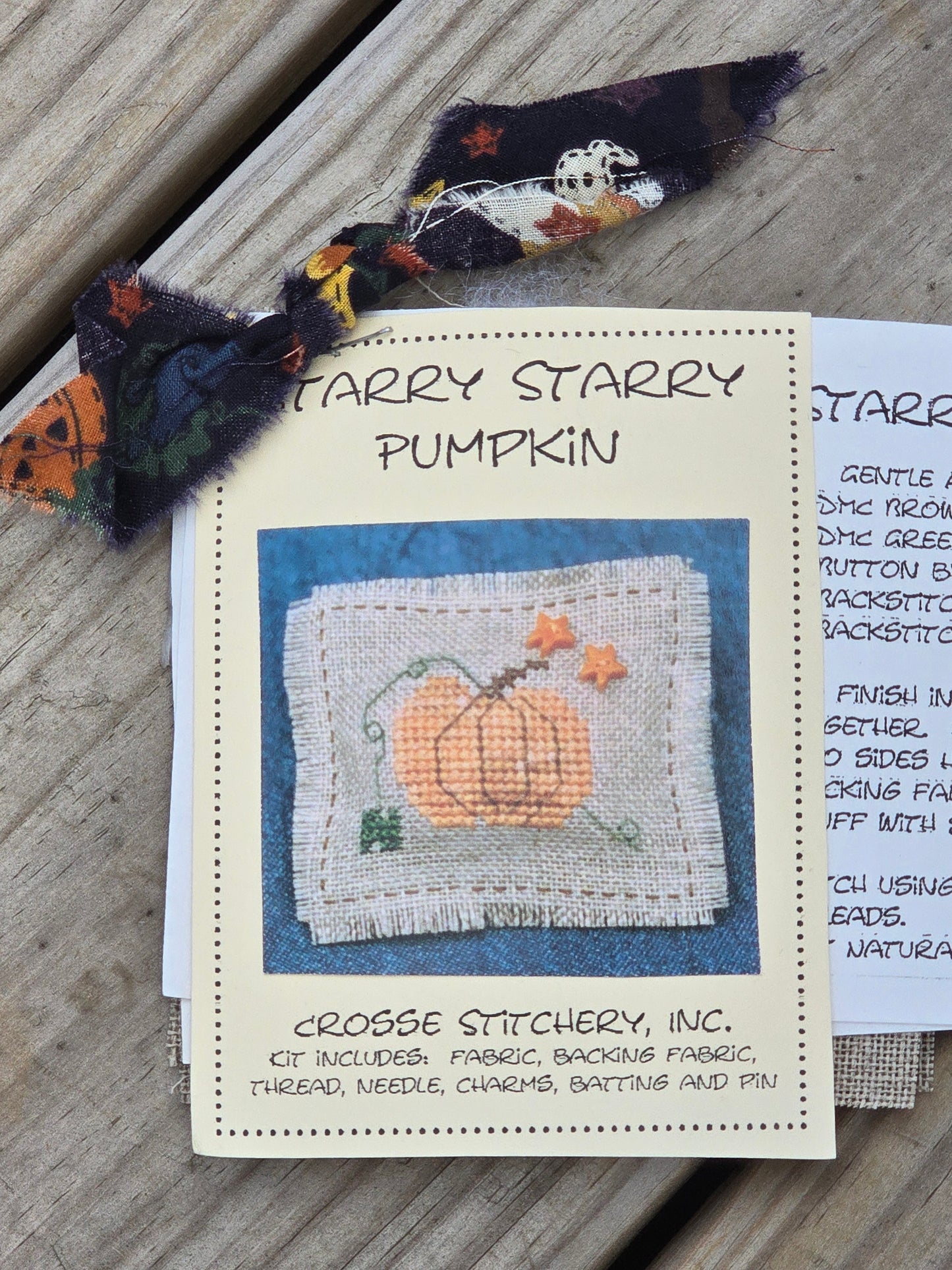 Crosse Stitchery, Inc. - Starry Starry Pumpkin - Cross Stitch Kit