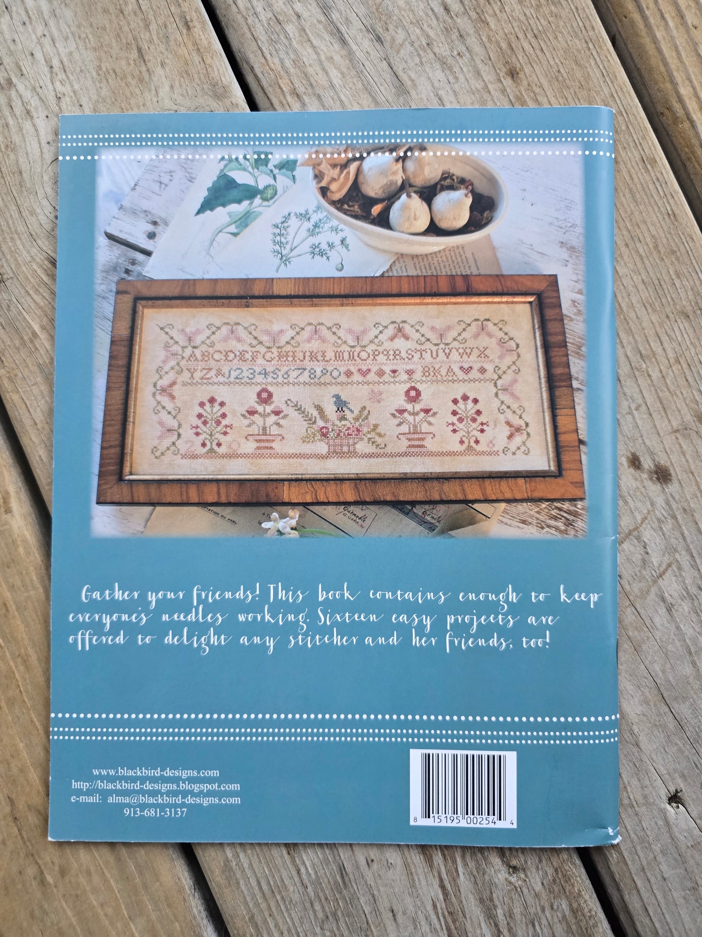 Blackbird Designs - Sewing Club - 16 Projects to Stitch and Sew - Cross Stitch Patterns Book
