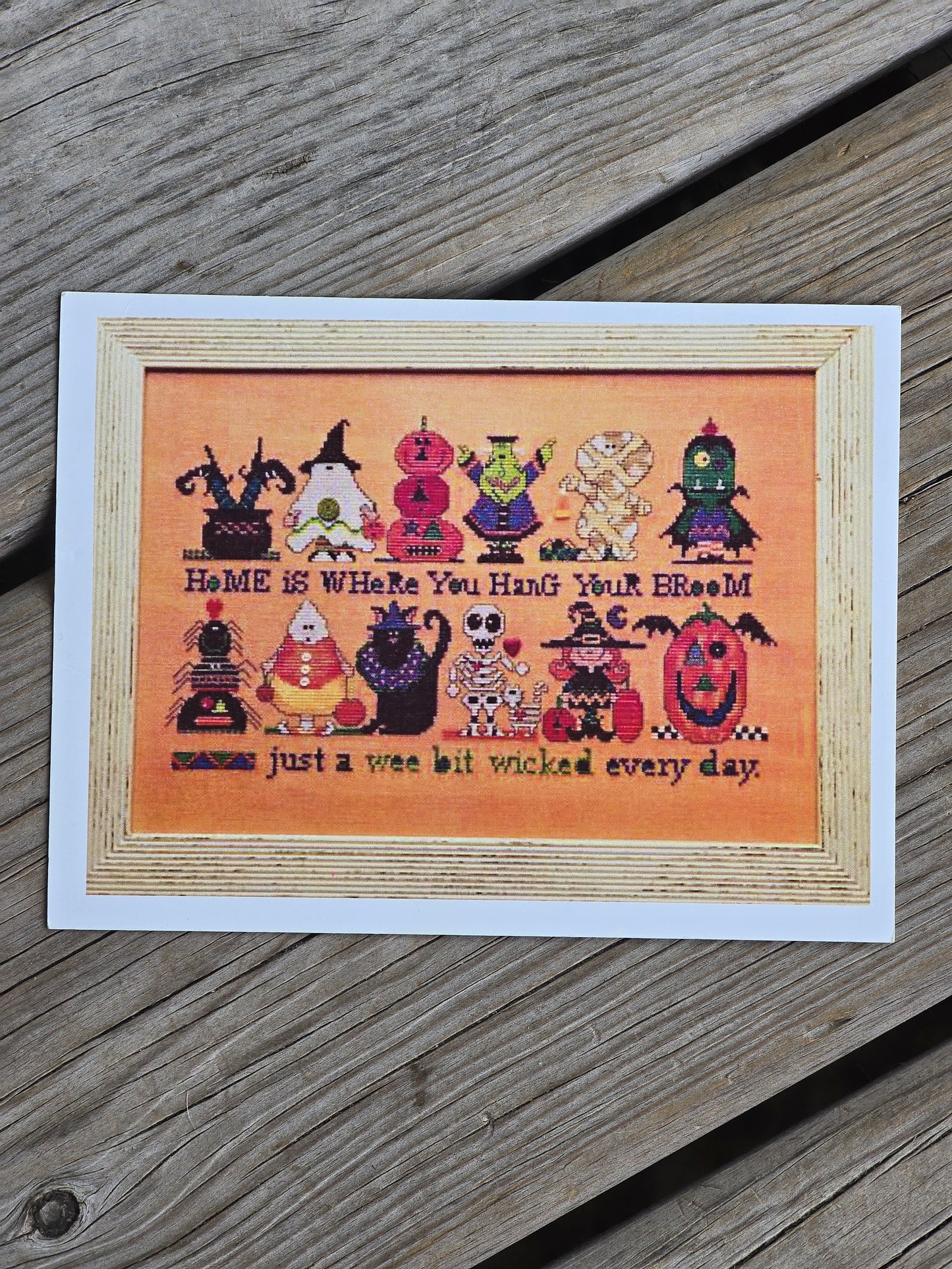 Amy Bruecken Designs - Lucky 13 - Partially Completed Cross Stitch