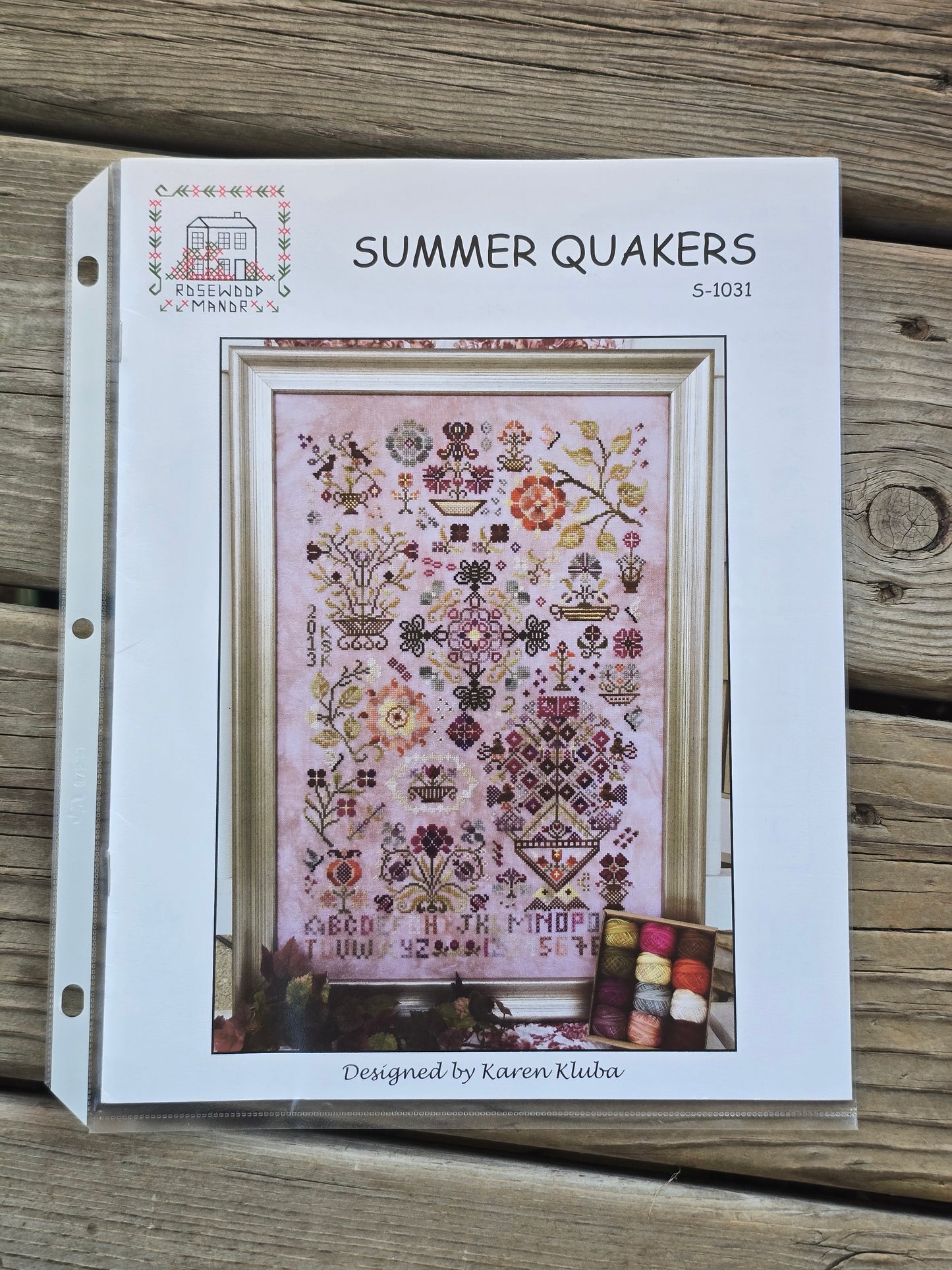 Rosewood Manor - Summer Quakers - Cross Stitch Pattern