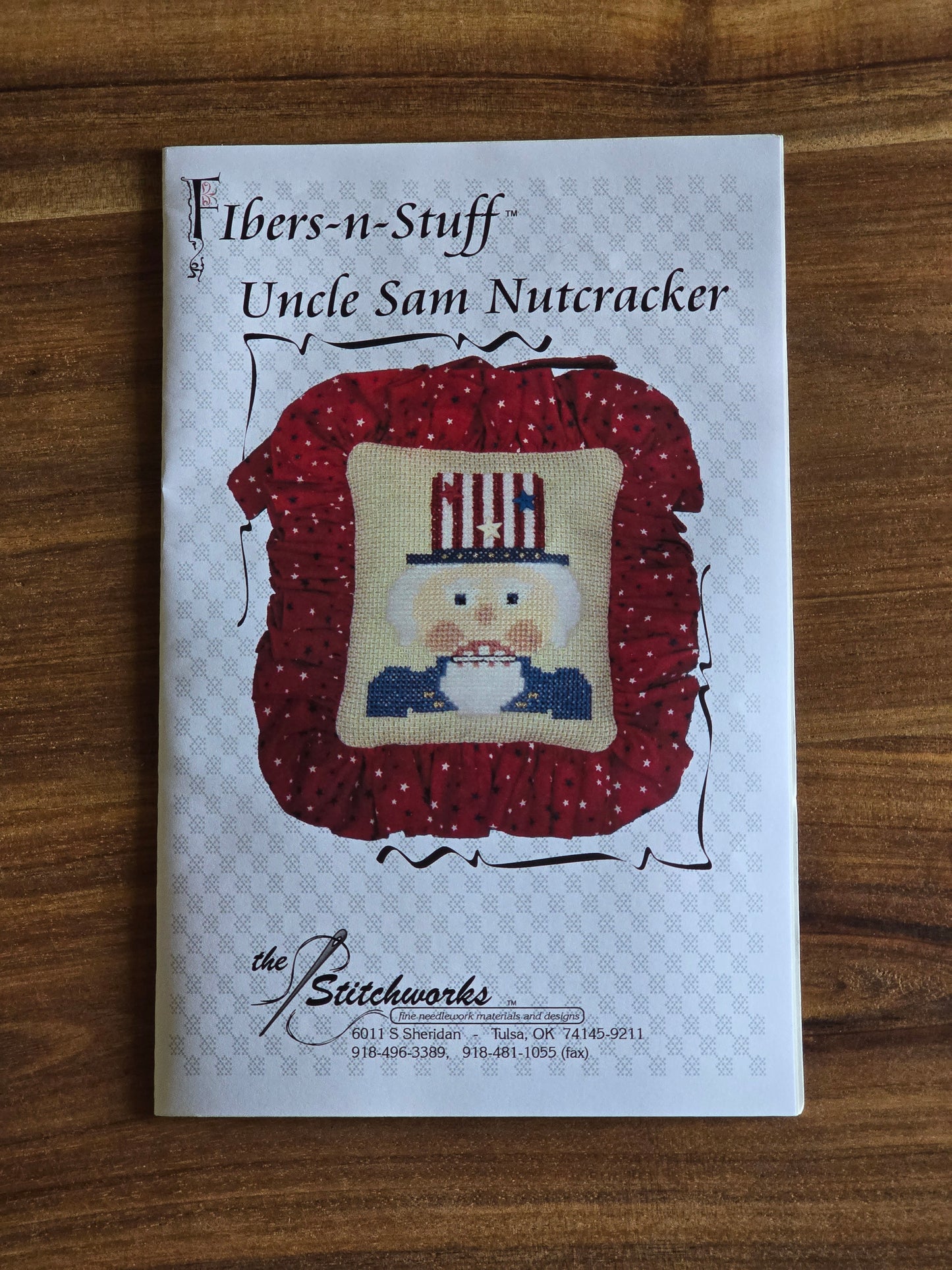 The Stitchworks - Fibers-n-Stuff - Uncle Sam Nutcracker - Cross Stitch Kit