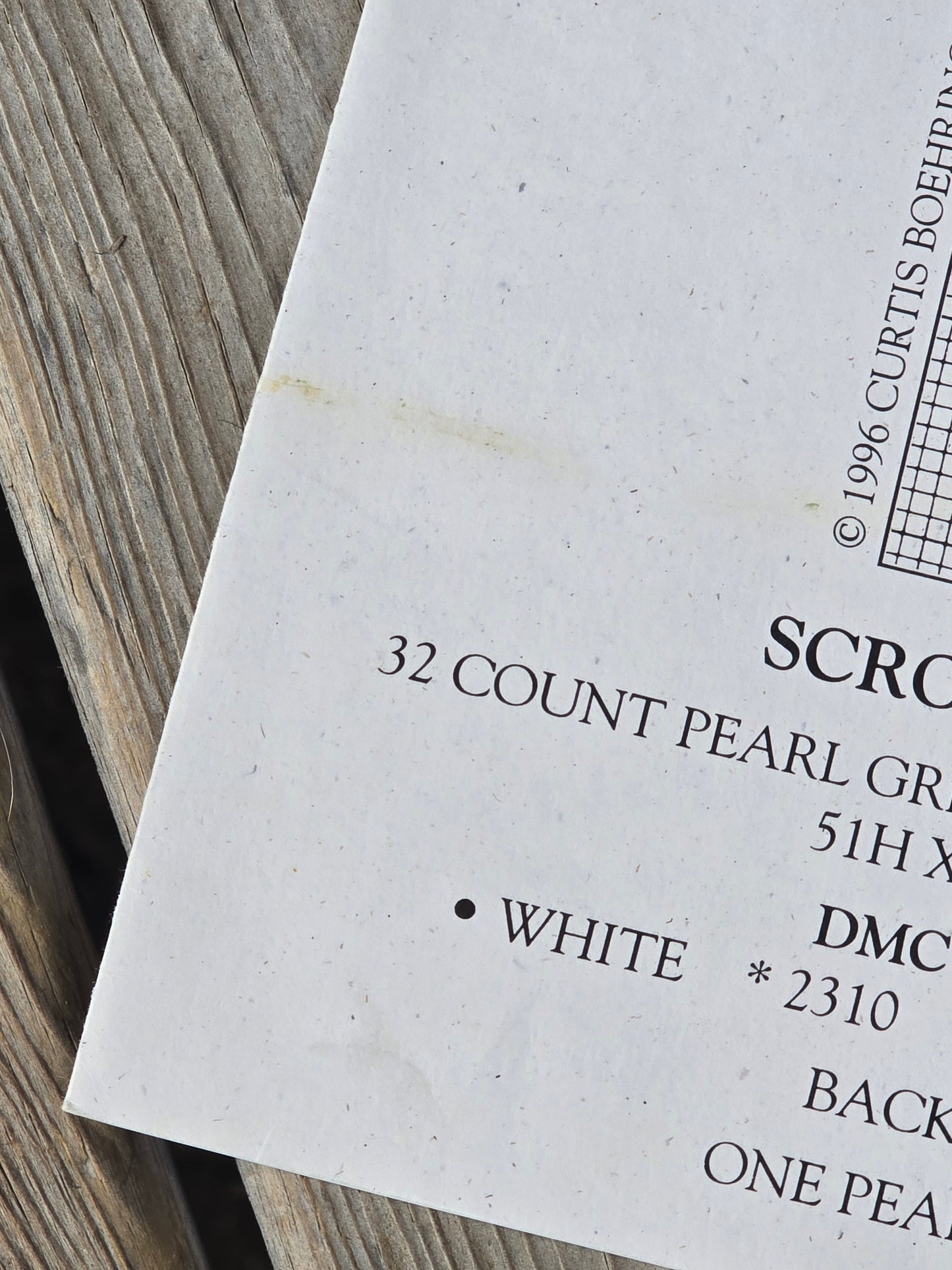 Curtis Boehringer - A Christmas Carol - Scrooge Ornament - Cross Stitch Pattern