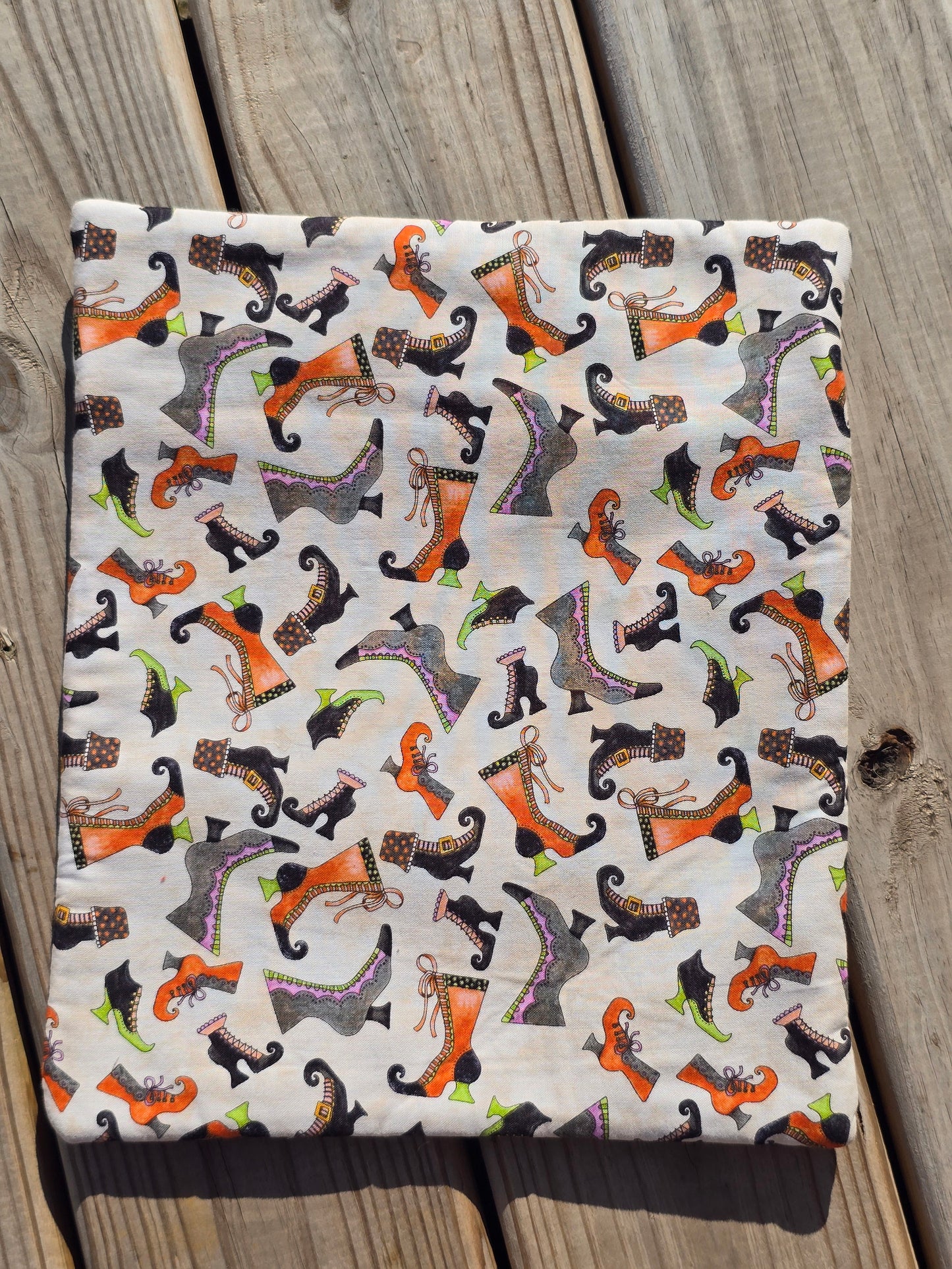 K Heinz Designz - Cloth Project Bag - Witches Boots