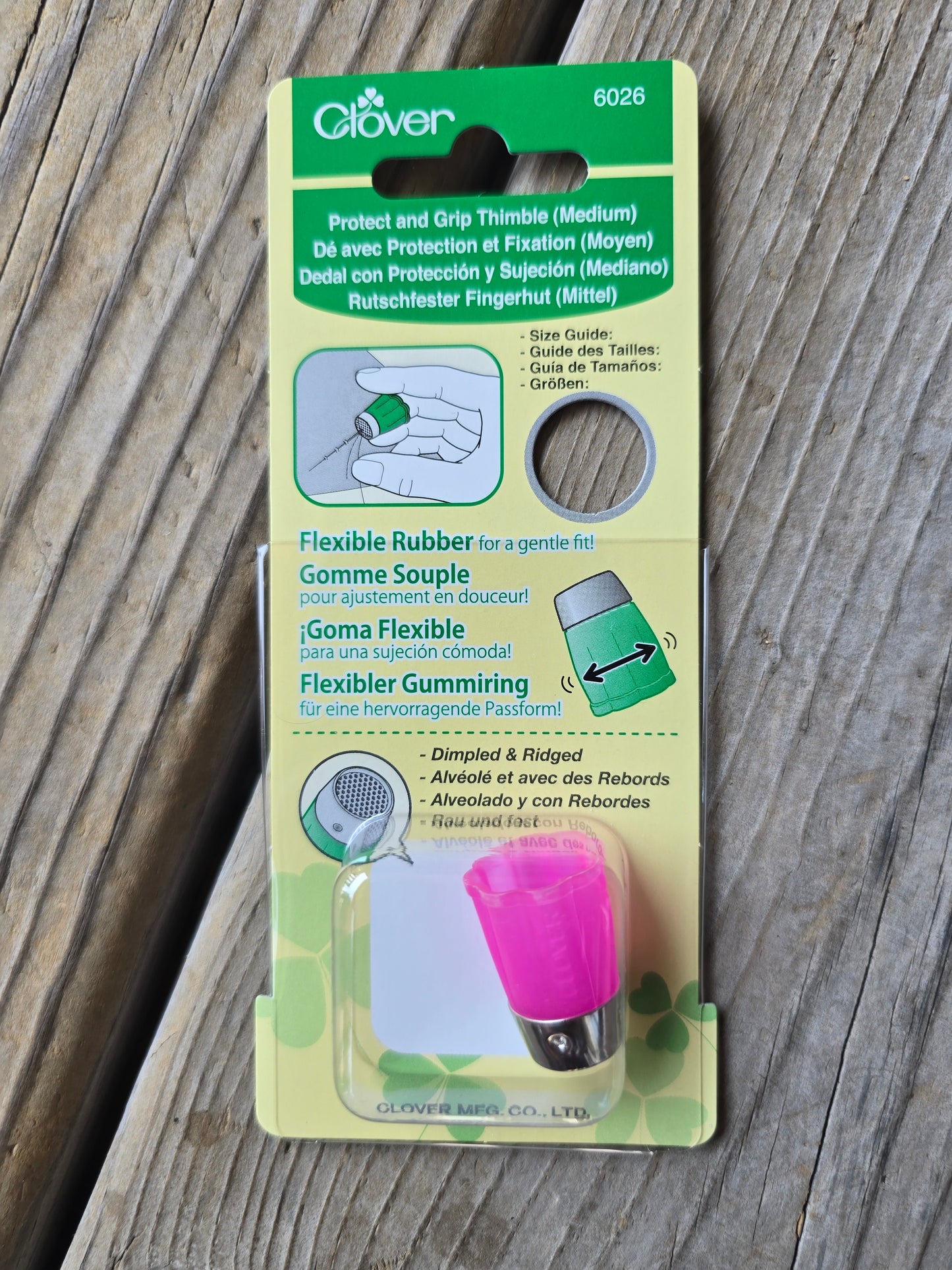 Clover - Protect and Grip Thimble - Small, Medium, Large