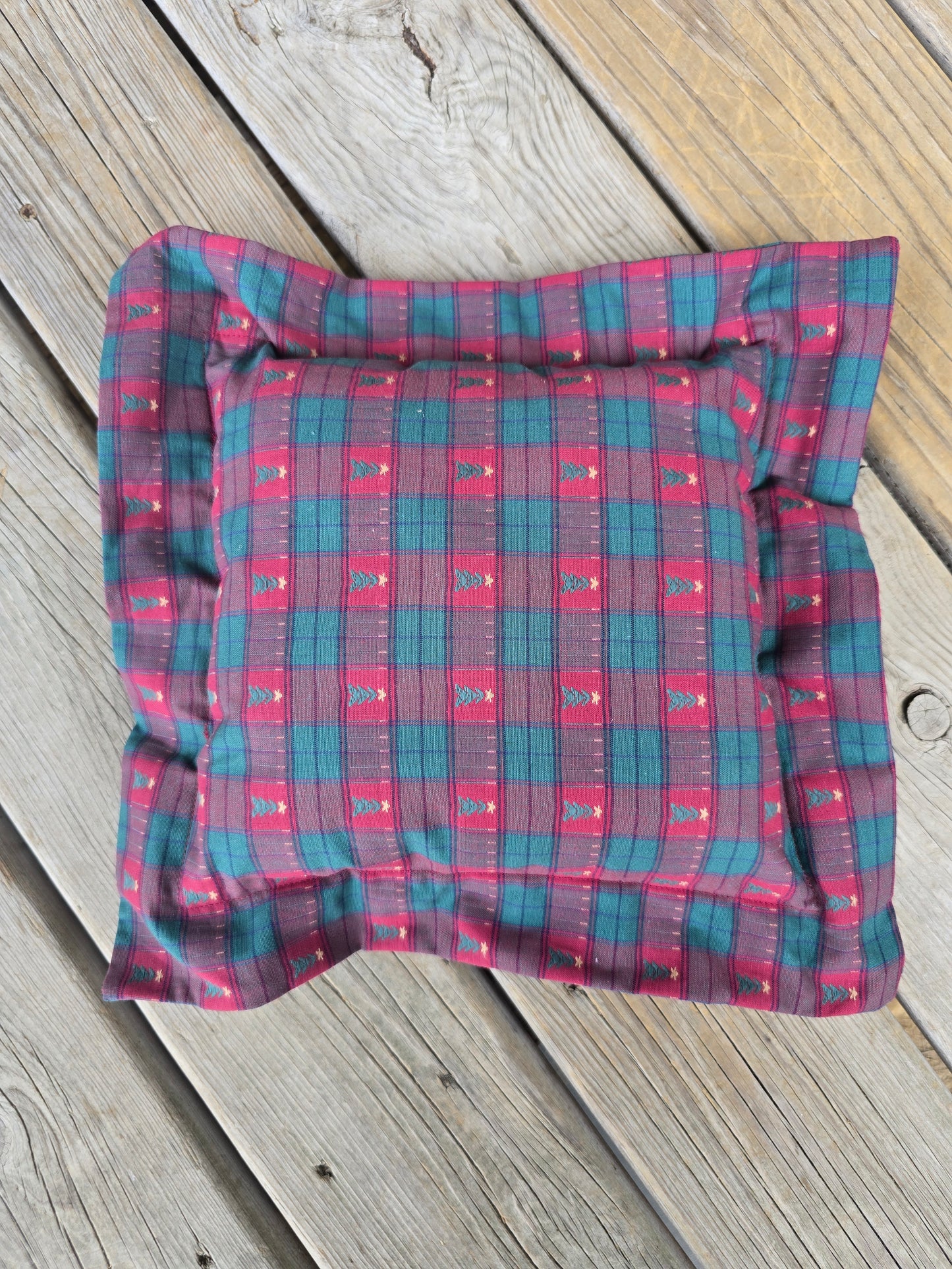 The Original Tuckable Flang Pillow - Plaid Christmas Pillow Blanks