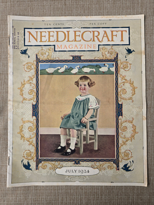 Needlecraft Magazine - VINTAGE July 1924