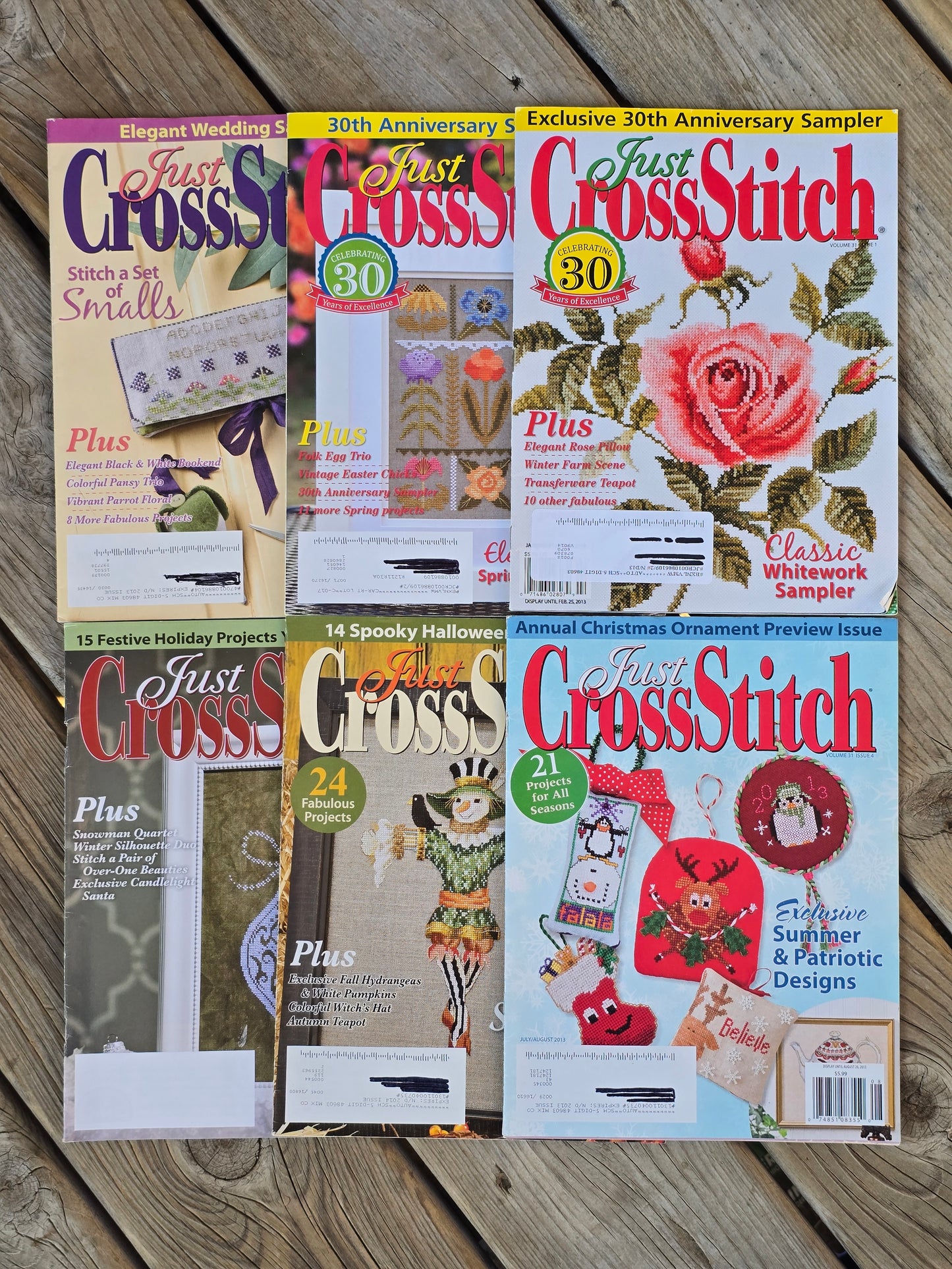 Just Cross Stitch - 2013 - Magazine Bundle