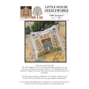 Little House Needleworks - ABC Samplers - No. 7 - RST - Cross Stitch Pattern