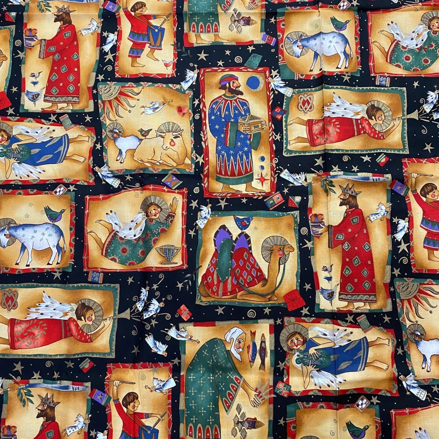 Alexander Henry Fabrics - Phillip De Leon - Tiny Bethlehem - Quilting Fabric - 35"