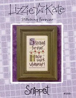 Lizzie Kate - Snippet - Stitching Forever - Cross Stitch Pattern