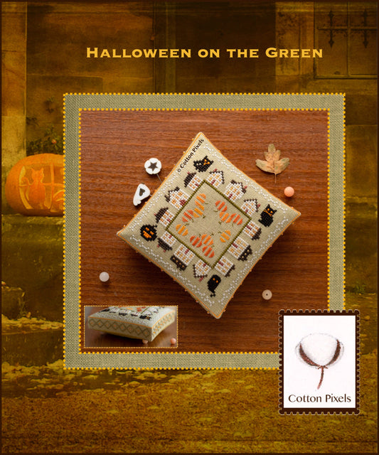 Cotton Pixels - Halloween on the Green - Cross Stitch Pattern - Nashville Needlework Market 2026